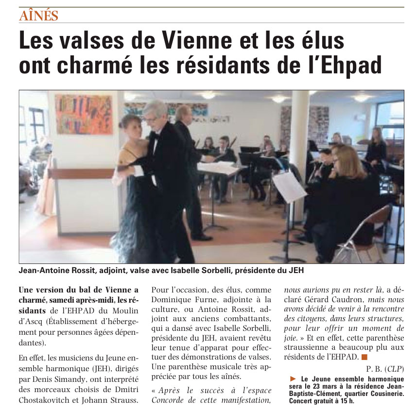 JEH article Nord Eclair Janvier 2013